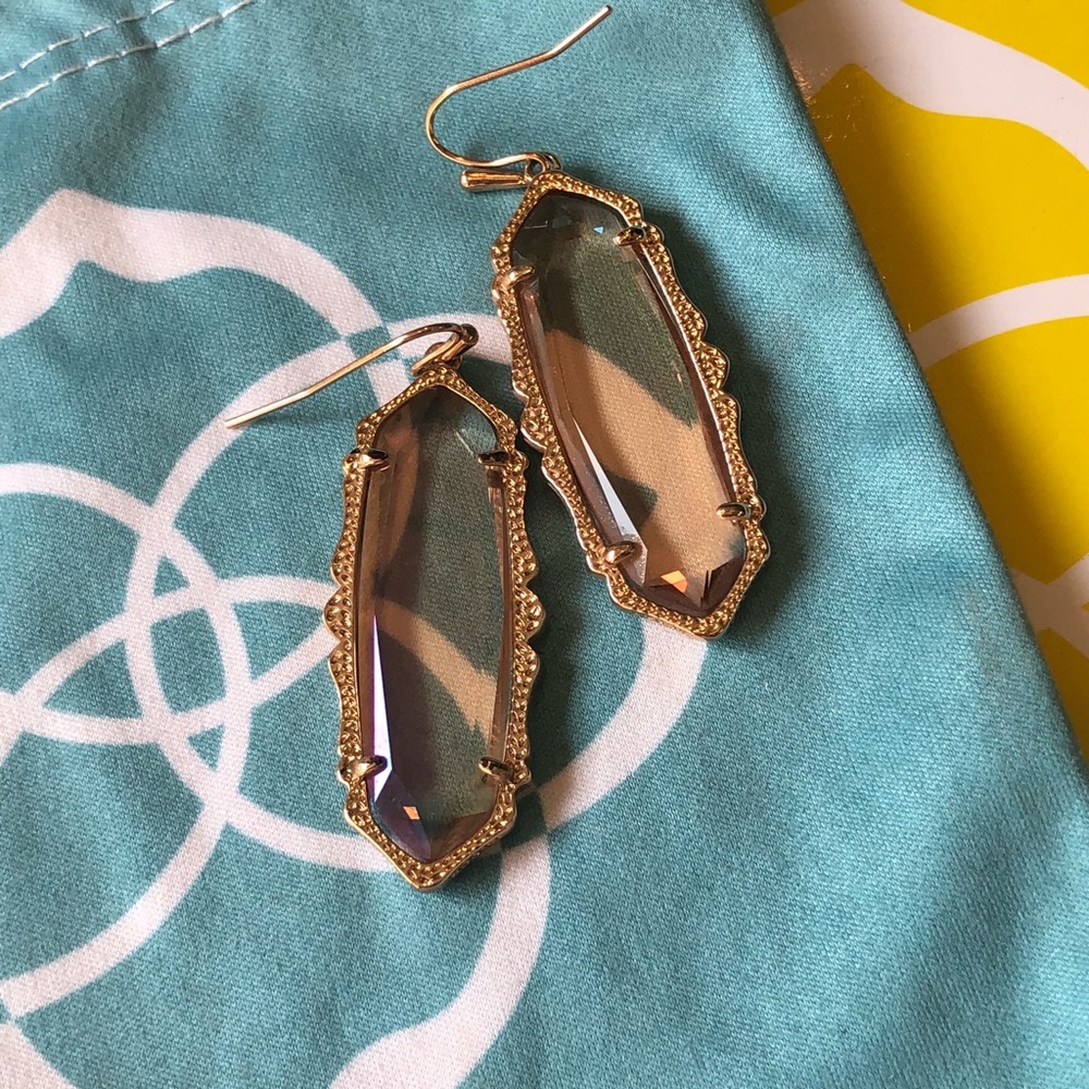 Kendra Scott iridescent peach Francies